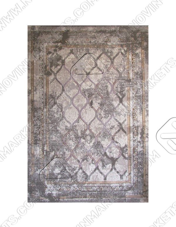 فرش نقش کهن کلکسیون کالرفول بنفش کد 1408