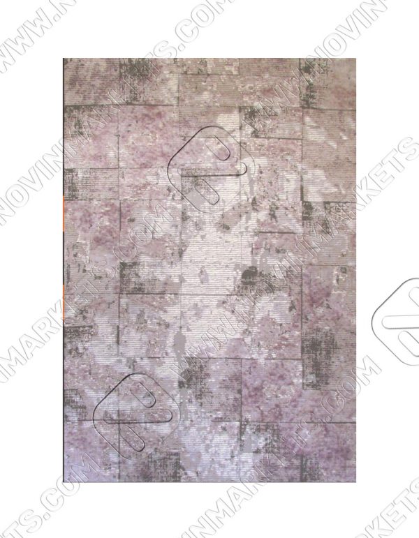 فرش نقش کهن طرح فرانسوی کلکسیون کالرفول بنفش کد ۱۴۲۷