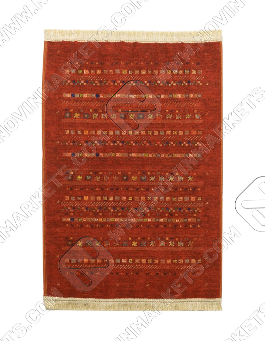 فرش مرینوس طرح گبه باغچه کد 600100