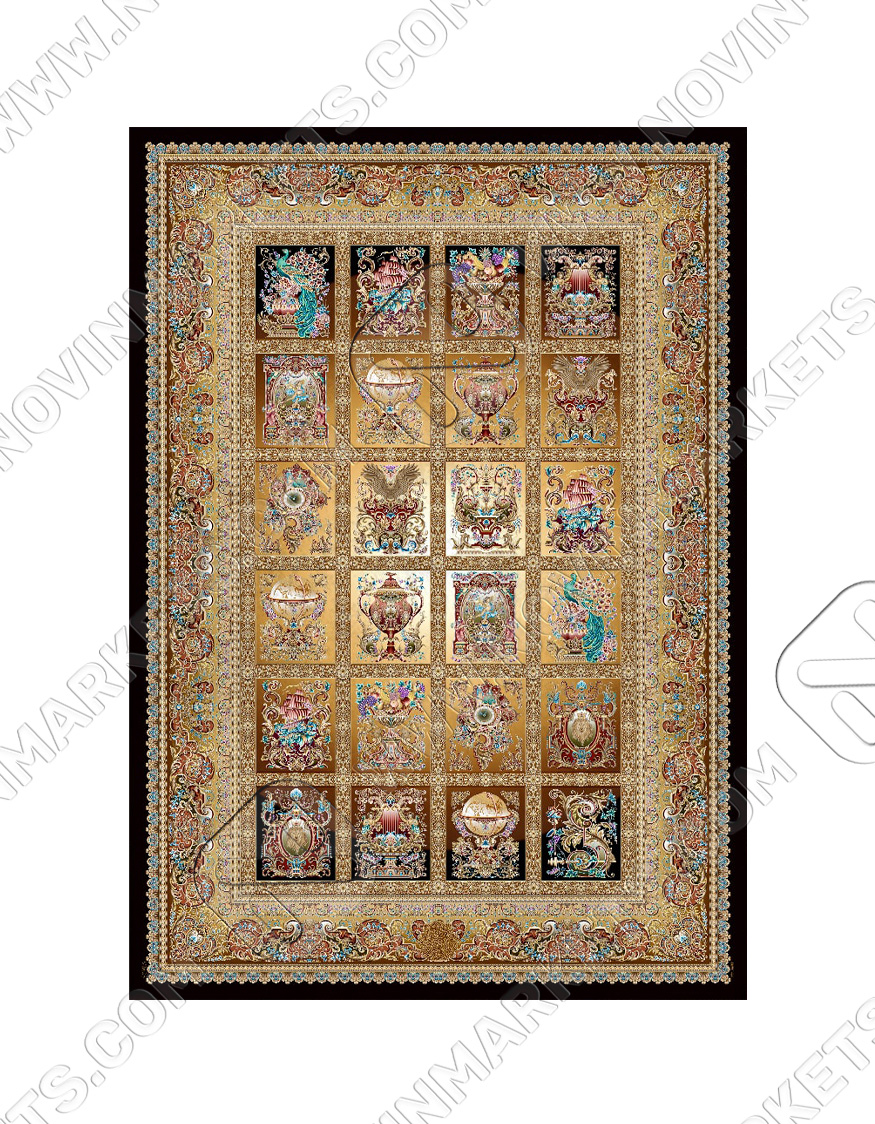 فرش دیبا کد V2628
