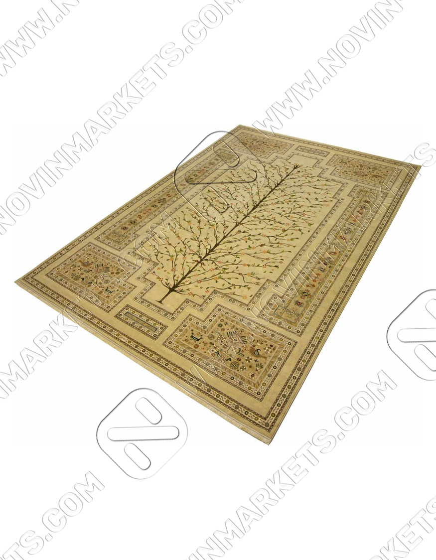 فرش مرینوس طرح درخت زندگی کد ۶۰۰۱۰۶ - تصویر 9