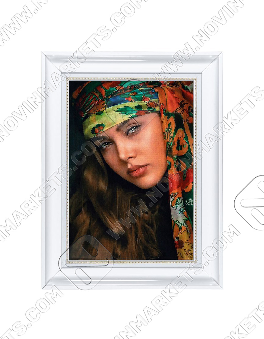 تابلو فرش محتشم طرح چهره کد 4264