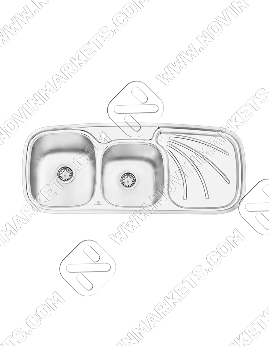 سینک توکار پرنیان استیل مدل PS 1207