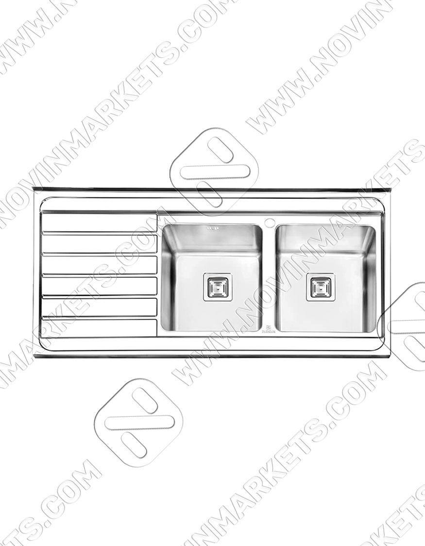 سینک روکار پرنیان استیل مدل PS 1114