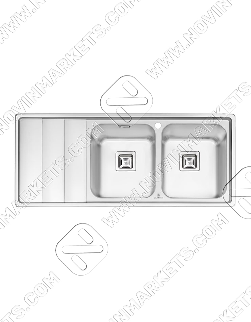 سینک توکار پرنیان استیل مدل PS 1221