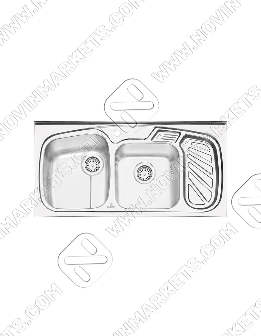 سینک-پرنیان-استیل-Ps1105 سینک روکار پرنیان استیل مدل PS 1105