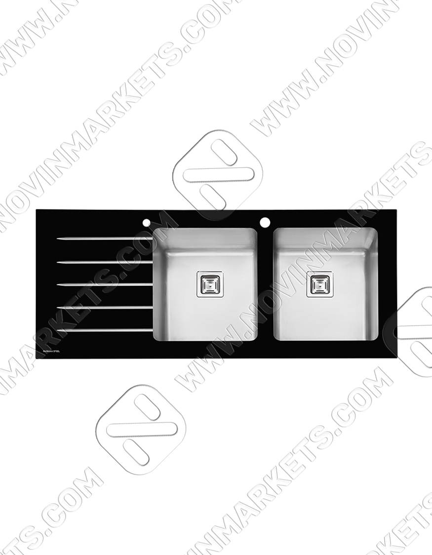 سینک-پرنیان-استیل-Ps4106 سینک توکار پرنیان استیل مدل PS 4106