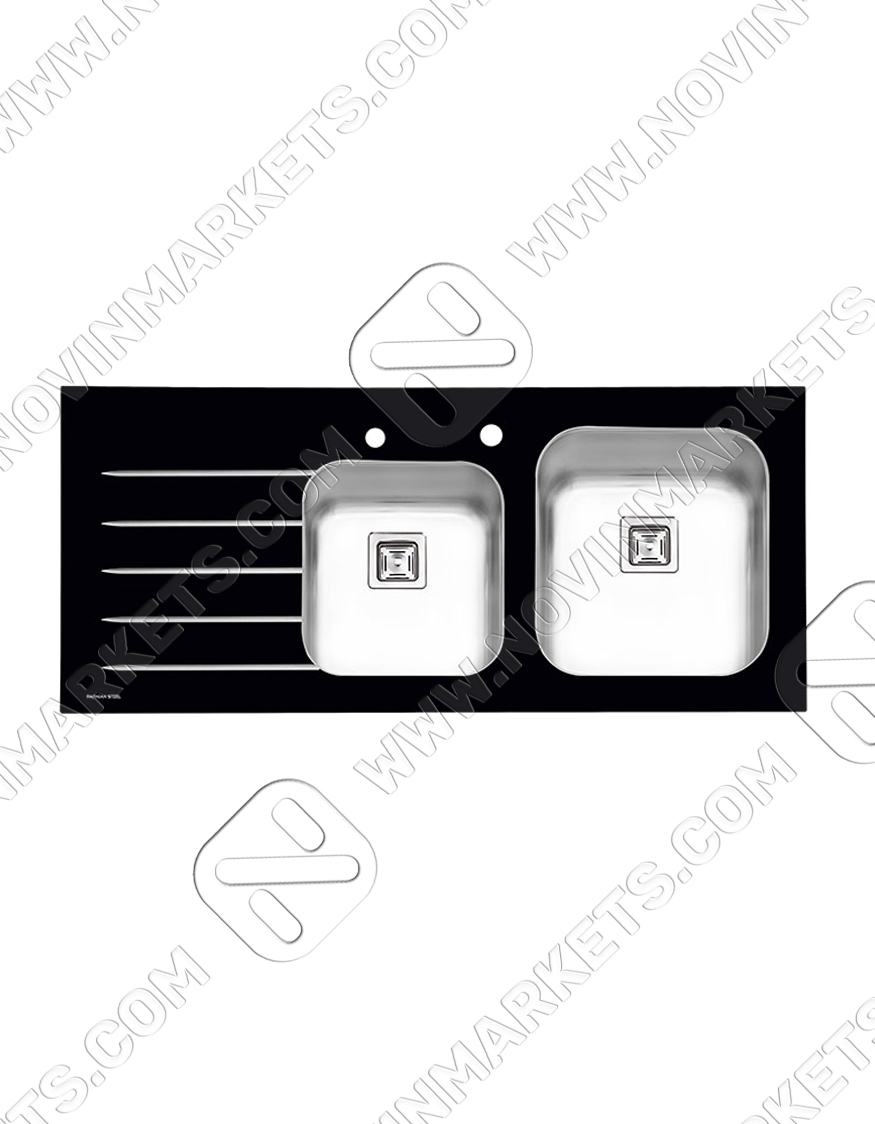 سینک-پرنیان-استیل-ps4104 سینک توکار پرنیان استیل مدل PS 4104