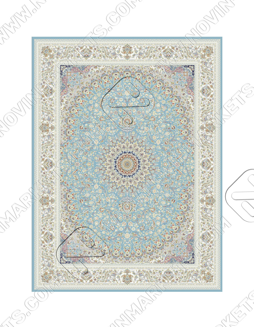 قالی سلیمان کلکسیون تندیس کد T002 آبی