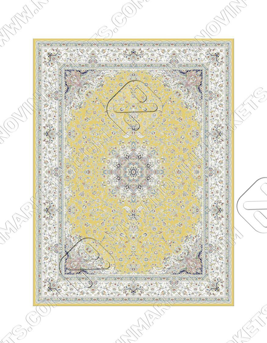 قالی سلیمان کلکسیون تندیس کد T003 طلایی