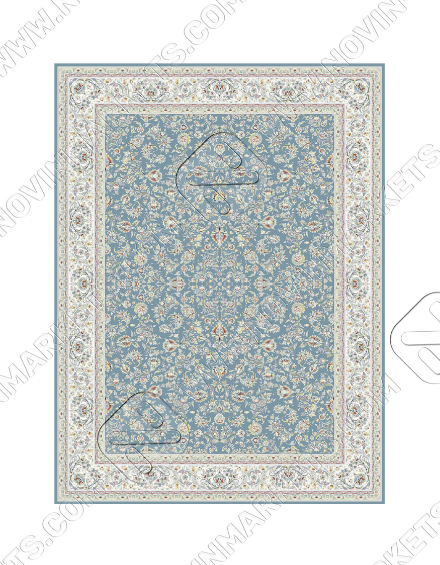 قالی سلیمان کلکسیون تندیس کد T004 آبی تیره
