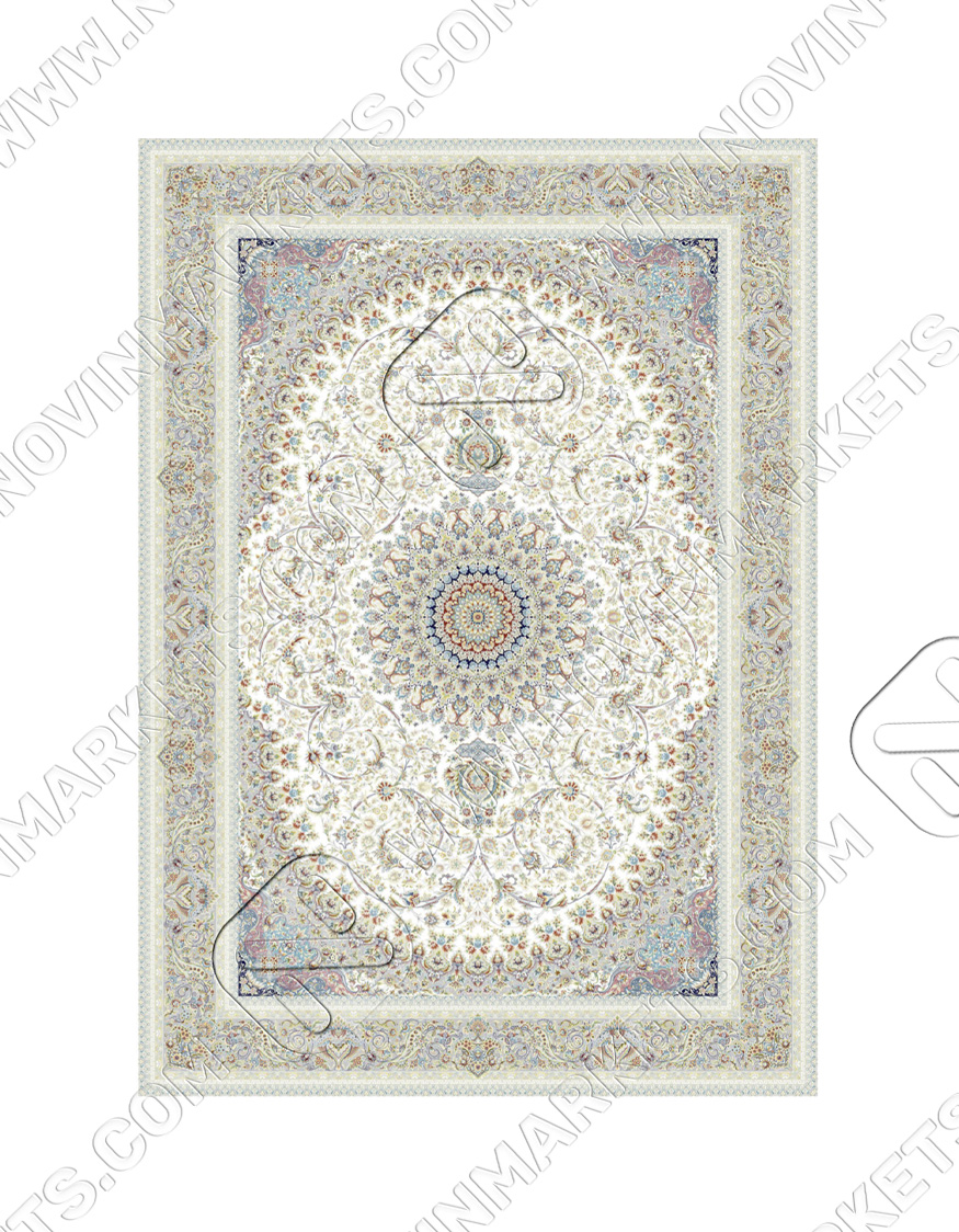 قالی سلیمان کلکسیون تندیس کد T002 کرم