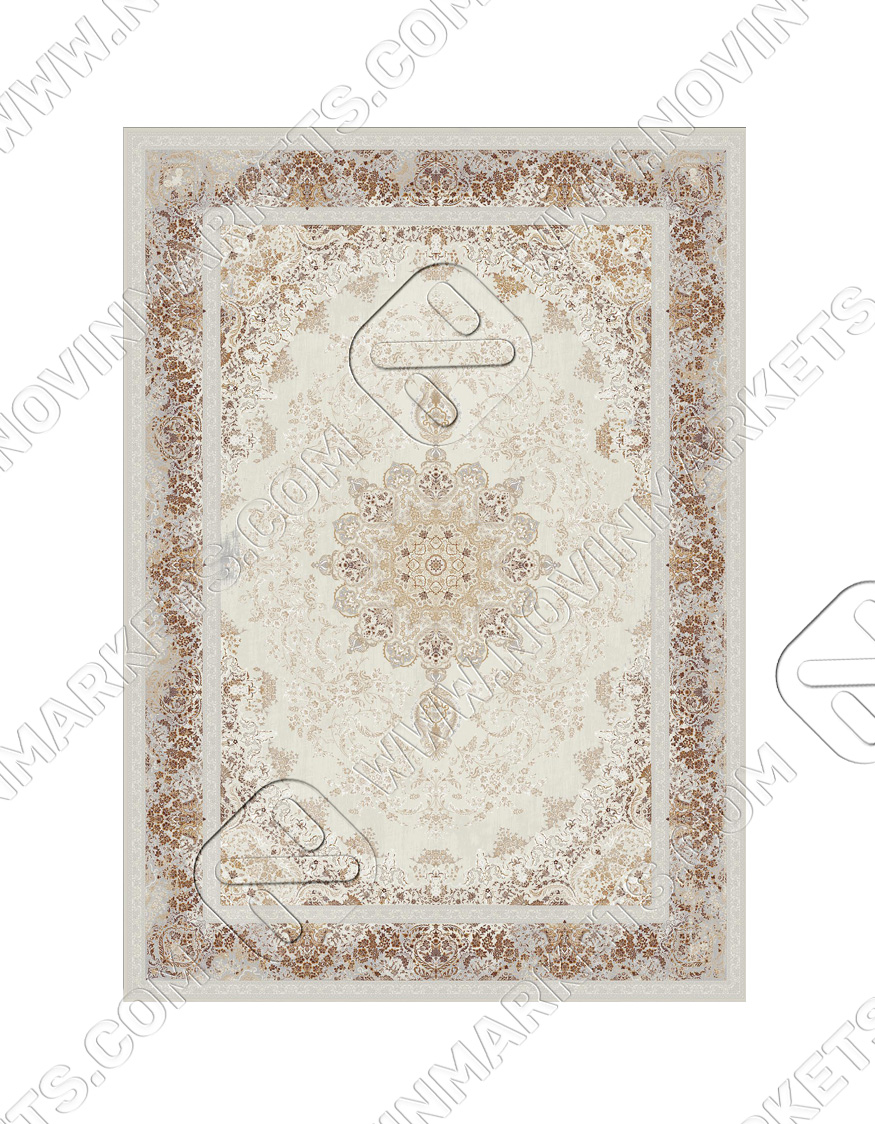 lo08 biege 4074 قالی سلیمان کلکسیون لوتوس کد LO08 BEIGE 4074