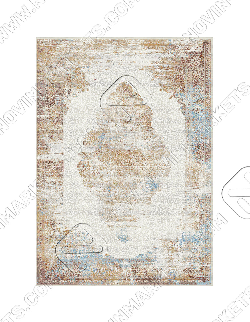 قالی سلیمان کلکسیون لوتوس کد LO09 BEIGE 4072