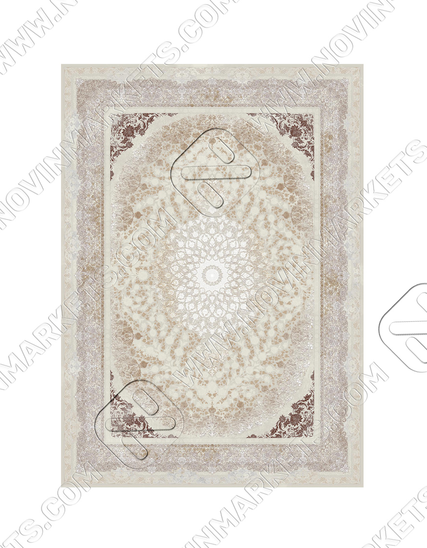 قالی سلیمان کلکسیون لوتوس کد LO11 BEIGE 4072