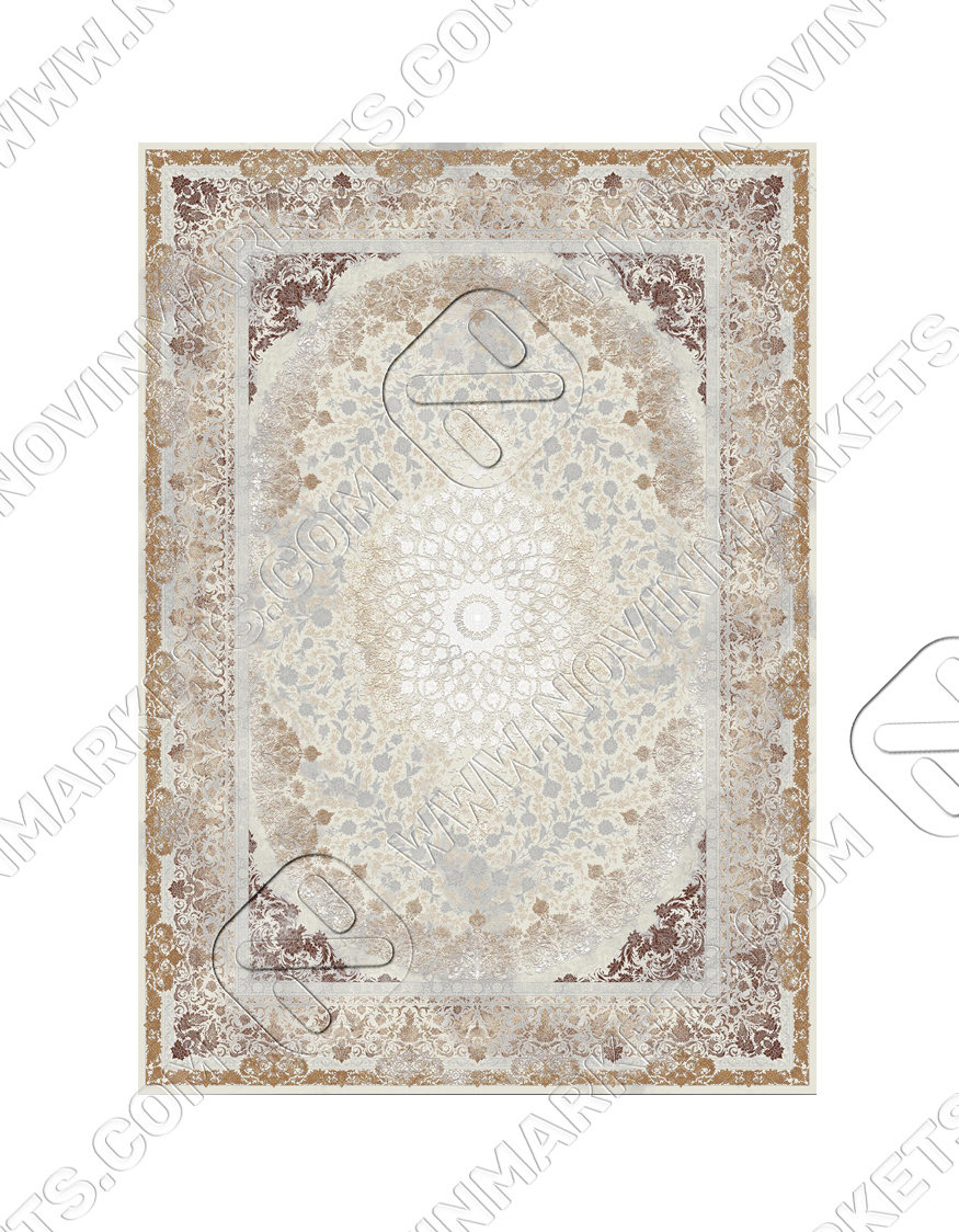 قالی سلیمان کلکسیون لوتوس کد LO11 BEIGE 4074