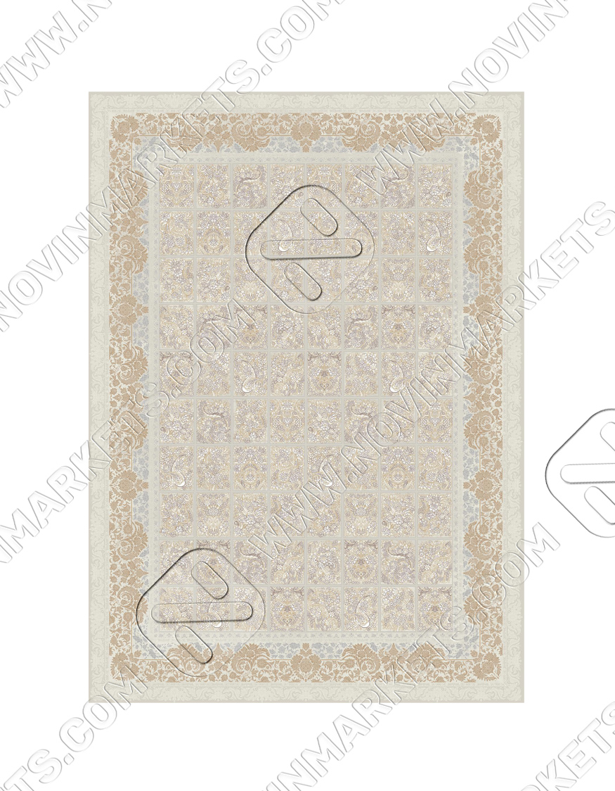 lo12 biege 4074 قالی سلیمان کلکسیون لوتوس کد LO12 BEIGE 4074