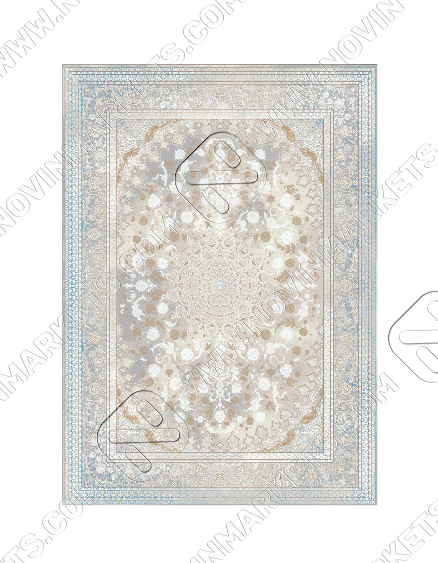 قالی سلیمان کلکسیون لوتوس کد LO14 BEIGE 4072
