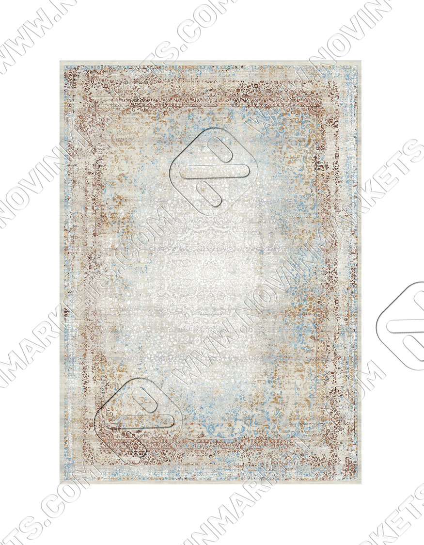 قالی سلیمان کلکسیون لوتوس کد LO15 BEIGE 4072
