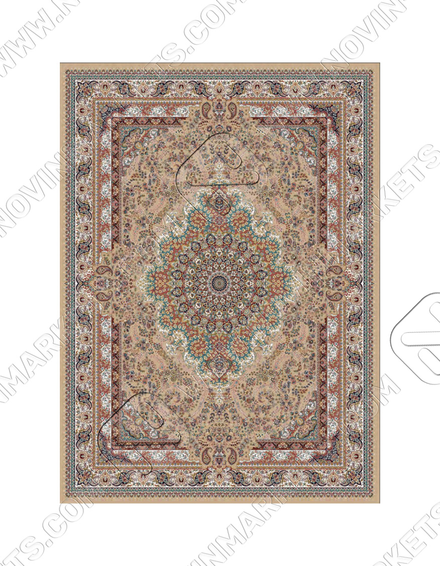 taban dark beige قالی سلیمان کلکسیون ساینا طرح تابان بژ تیره
