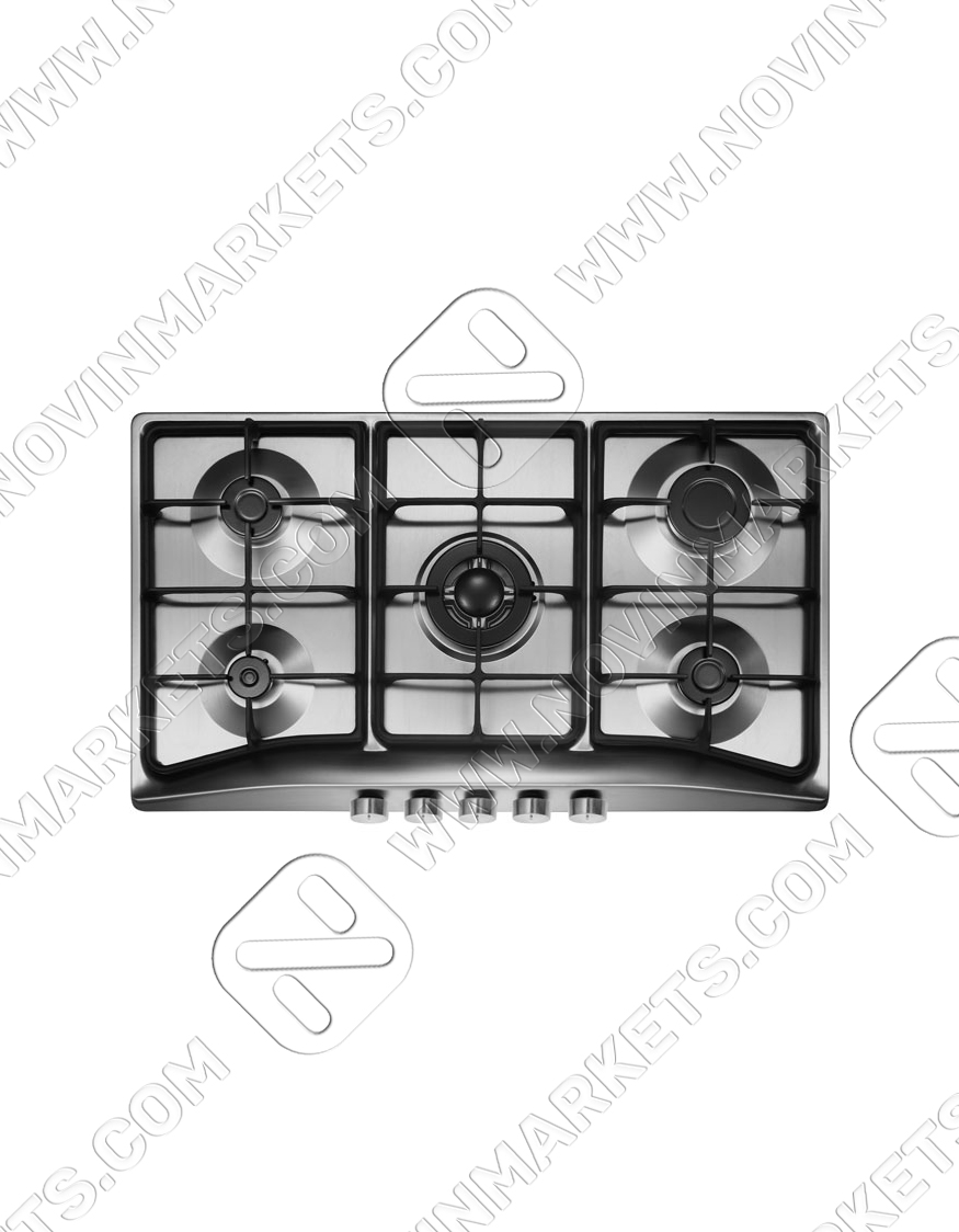 اجاق گاز استیل ۵ شعله درخشان مدل G 627
