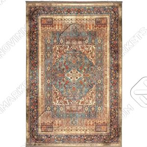 فرش محتشم طرح هلنا کد 25NH0010 خاکی