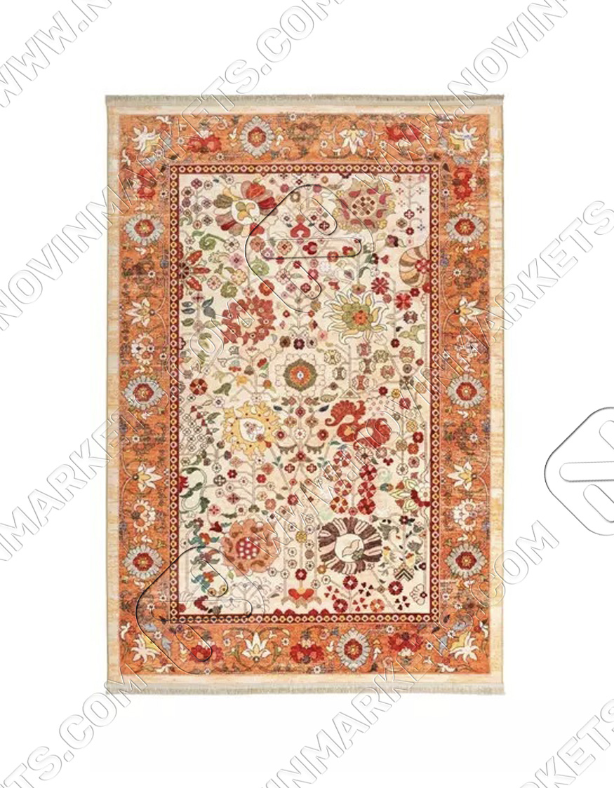 فرش محتشم سنتی کد 900403 آجری