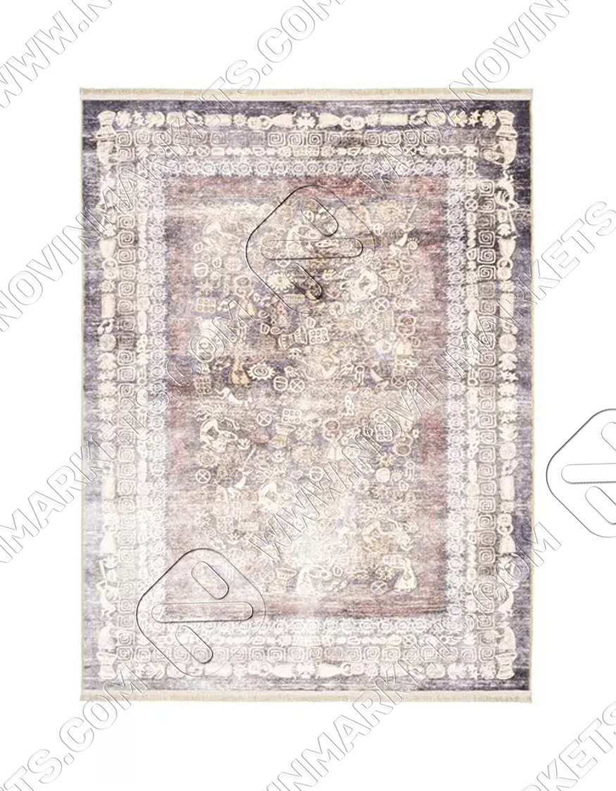 فرش محتشم مدرن کد 900437 طوسی