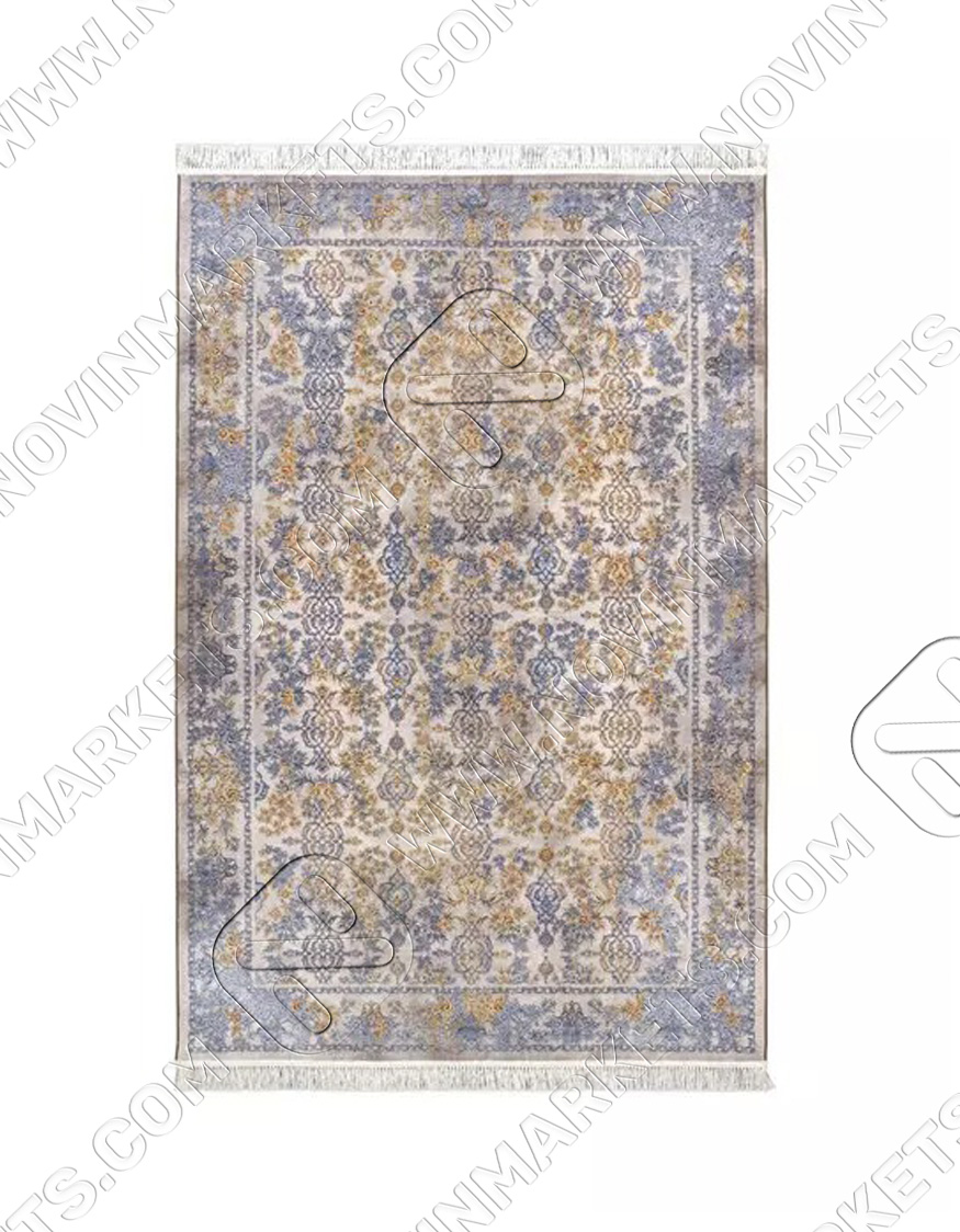 فرش محتشم هارمونیکا طرح 2555027012 خاکی