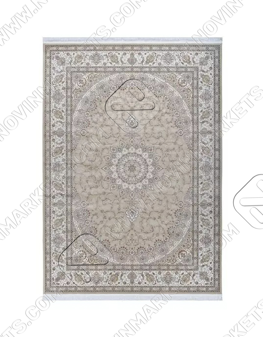 فرش محتشم کلاسیک طرح 10ES0120 بژ