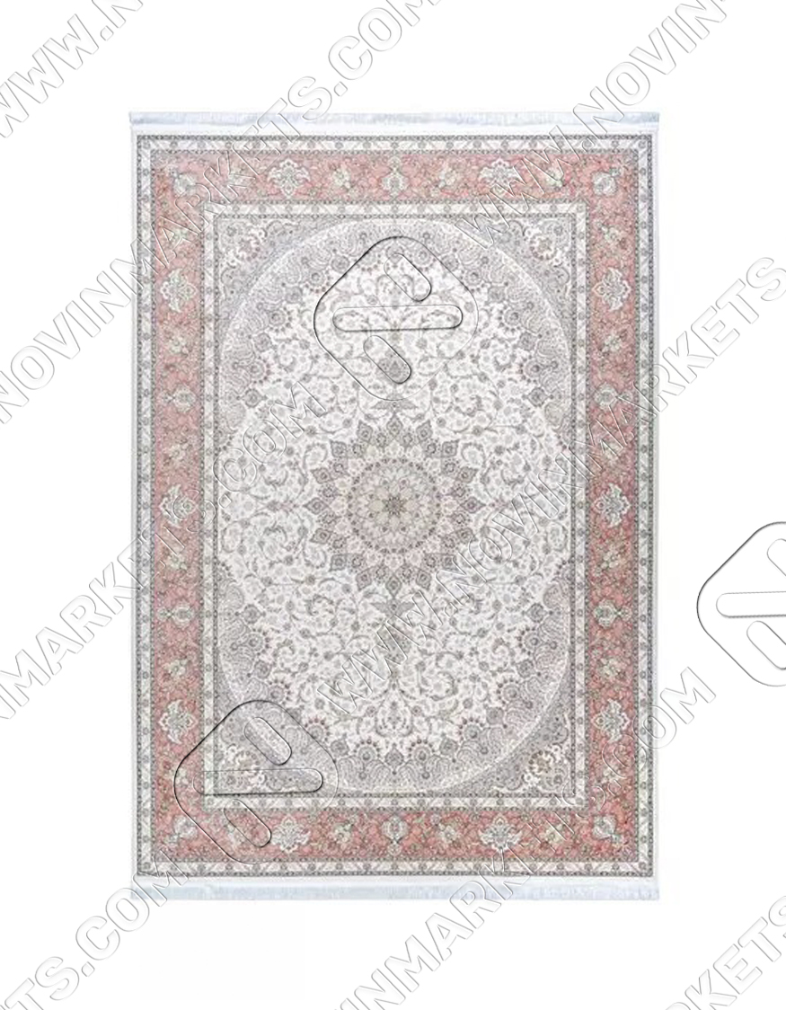فرش محتشم کلاسیک طرح 10ES0260 کرم